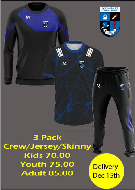 Doohamlet 3 Pack Crew/Jersey/Skinny (Blue)